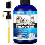 Fish Oil for Dogs,Omega 3 Salmon Oil for Pet's Skin and Coat,Natural EPA + DHA Fatty Acids for Joint Function, Immune & Heart Health, Alaskan Salmon Oil Supplement and Support - 250ml