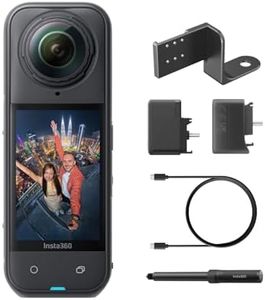 Insta360 X5 Creator Bundle - Waterproof 8K 360° Action Camera, Leading Low Light, Invisible Selfie Stick Effect, Rugged & Replaceable Lens, 3-Hour Battery, Clear Audio, Stabilization, AI Editing