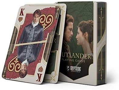 Cryptozoic Entertainment - Outlander Playing Cards - Card Games for Adults - Perfect for Playing Poker and Table Games - Features Jamie Fraser as The King - Single Deck of Cards