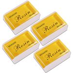 Rosin Violin Rosin Natural Rosin 4 Pack Low Dust Universal Rosin for Violin Viola and Cello (4 Pack Rosin)