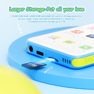 132GB MP3 Player with Bluetooth and WiFi – High Capacity Music Player