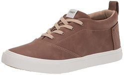 TOMS Unisex Kids Fenix Mid Sneaker, Toffee Microsuede, 1 UK