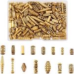 Craftdady 150Pcs Antique Gold Tube 