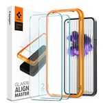 Spigen AlignMaster Tempered Glass Screen Protector for Nothing Phone (1) - 2 Pack