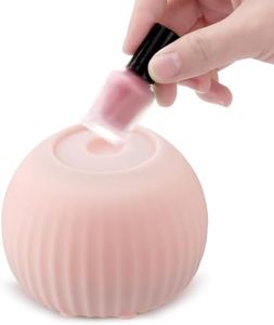 eLabPal Mini Vortex Mixer, 5000RPM Paint Shaker with 100 Pcs Mixing Balls, for Miniature Nail Polish Eyelash Acrylic Lab, Pink, Newly Upgraded Motor