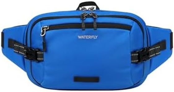WATERFLY Fanny Pack Waist Bag: 3L Large RFID Anti-Theft for Travel