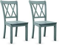 Giantex Set of 2 Dining Chairs, Rub
