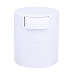 NAUZE Eyelash Glue Container Storage Eyelash Extensions Adhesive Jar Portable Sealed Tank Lash Supplies Lash Organizers for Women Grafting Eyelash Home DIY or Travel (White)