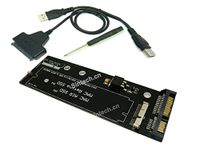 Sintech 26pin to SATA Adapter with USB SATA Cable,Compatible with SSD from MacBook Air Pro 2012 Year (NOT fit SSD from 2013-2015 Year)