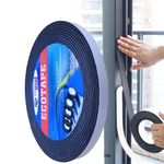 Royal Products 20 Mtr (Pack of 2) Premium Single Sided High Density Foam Tape for Weatherproofing & Soundproofing | Door & Window Insulation (15 mm 3mm Thickness)