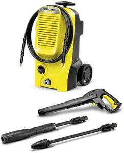Kärcher K 5 Classic Pressure Washer, Pressure: max. 145 bar, Flow Rate: 500 l/h, Area Coverage: 40 m²/h, Water Filter, Weight: 5.6 kg, high-Pressure Hose and Gun, Dirt Blaster, Spray Lance