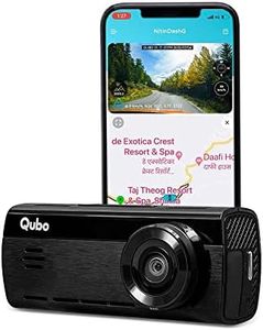 Qubo Car Dash Cam True 4K HDR from Hero Group, Sony STARVIS IMX415 Sensor, 8MP 2160P UHD, Made in India, ADAS, Built-in Wi-Fi, GPS Logger, 2.8" Display, 140° Wide Angle, Supports Up to 1TB SD Card