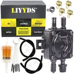 LIYYDS Fuel Pump Compatible with Onan Engine AM107870 B43 B43E B48 B48G F-910 F-930 P216G P218G P220G P224G P218 P220 149-1544 149-1982 149-2187 149-2187-01 149-2187-02