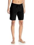 Kanu Surf Women's Marina Solid Stretch Boardshort, Black, 12