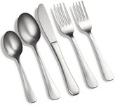 Godinger Silverware Set, Flatware Set, Matte Finish Stainless Steel Cutlery Silverware Flatware Sets, 20 Piece Set, Service for 4