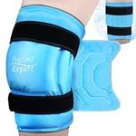 Relief Expert 20" XXXL Knee Ice Pack Wrap Around Entire Knee After Surgery, Reusable Gel Ice Pack for Knee Wrap with Cold Compression, Ice Wraps for Knee Injuries, Replacement Surgery, Swelling