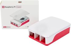 Raspberry Pi Case for Raspberry Pi 5 Model B Boards, Plastic, Red-White (Raspberry PI 5 Offical Case)