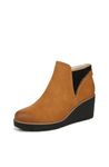 SOUL Naturalizer Women's Classic Ankle Boot, Light Toffee Brown, 9 Wide