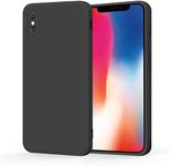 Silicone Case for iPhone Xs case and iPhone X case, Silky-Soft Touch Gel Rubber Cover, Full Protective Case, Full Protective Case, Shockproof Anti-Scratch Case Cover for iPhone Xs/iPhone X 5.8-Inch