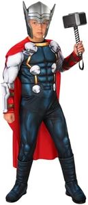 Rubie's 301738XS Thor Deluxe Kids Fancy Dress, Boys, Multicolour, 5-6 Years