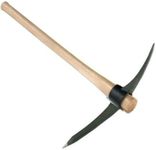 Heavy Duty Pick | Mattock | 5 or 7lb Head | Fibreglass or Hardwood Shaft (7lb Pick Axe Head with Hardwood 36" 90cm handle shaft Garden Pick Axe)