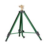 Orbit Heavy Duty Brass Lawn Impact Sprinkler on Tripod Base