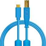 DJ TechTools Chroma Cables: Audio Optimized 1.5M USB-C to USB-B Cable with 56K Resistor (Blue, 1.5m)