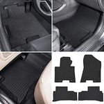 Floor Mat for Hyundai Tucson 2016 2017 2018 2019 2020 2021 Heavy Duty Rubber Front+Rear Car Liner Carpet All Weather Custom Fit Waterproof Odorless (Black 4PCS)