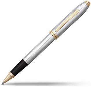 Cross Townsend Refillable Rollerball Pen Presented in a Luxury Gift Box - Medium Point, Black Ink, Medalist
