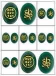 GaiaGems Jade Crystal Green Aventurine Zibu Coin Power of 808 520 741 For Magic of Prosperity, Abundance, Wealth, Loving Connections & Positive Vibes (Pack of 1)