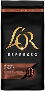 L'OR, 3Kg Café en Grains Espresso, 100% Arabica, Intensité 8, 6x500g