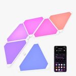 Cololight Smart Gaming Room Decor, Music Sync Wall Lights for Bedroom, Triangle Gaming Setup Lights with 6 Connection Slots