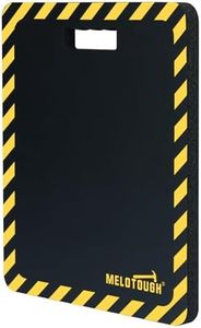 MELOTOUGH Kneeling Pads for Work, Soft Foam Knee Cushioning for Gardening, Auto-Repair, Cleaning, Flooring, Water Resistant, Shock Absorption, 18"x14"x1.1" (Black)