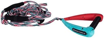 Hyperlite Pro Surf Rope W/Handle Wakesurf Rope/Handle Combo Black/Red 25ft