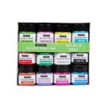 Little Birdie Acrylic Colour Set 12 Colors X 20ml | For Paper, Canvas, MDF, Wall, Glass, Plastic, Metal, Terracotta| Multi Surface paint for DIY Art & Craft| For Beginners Students Adults