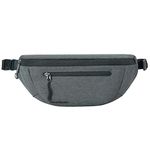 Travelon Unisex-Adult Anti Theft Urban Waistpack, Slate, One Size