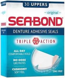 Sea-Bond Denture Adhesive Seals for Uppers, Original 30 ea (Pack of 4)