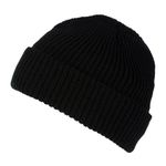 Regatta Men's Regatta Watch Cap Beanie Plain Beanie, Black (Black), One size (Manufacturer Size:One Size)