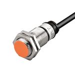 Heschen Inductive Proximity Sensor Switch, PR18-5DP2, Cylindrical Type, 5mm Sensing, M18 Round, 12-24VDC 3-Wire, Shielded, PNP, NC(Normally Closed) CE