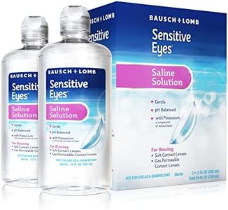 Sensitive Eyes Saline Solution, 12 Fluid Ounce Each (Twin Pack)