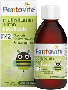 Pentavite Lemon Lime Flavour Multivitamin + Iron Liquid for Kids 200 ml