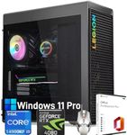 Lenovo Legion 7i Gen 8 Gaming Desktop Tower PC, Intel 24 Core i9-14900KF, NVIDIA GeForce RTX 4080 SUPER, 32GB DDR5, 2TB SSD, 2TB HDD, Windows 11 Pro, Microsoft Office Lifetime, cefesfy Accessory Mouse