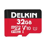 DELKIN Maxflash Action 32GB Micro SD Memory Card Trail for Cameras | Adapter Media Storage for Trail and Game Cameras Designed | Used in Hunting and Trail Cams