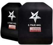 Yes4All 3D Weight Vest Plates 8.75LB Pairs with Curved Ergonomic Design for Plate Carrier, Body Workout, Intensive Training, Rucking, and Cardio