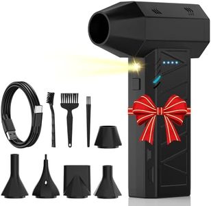 Sandrem Compressed Air Duster-100000RPG Electric Air Duster with Brushless Motor with 4-Gear Turbo Fan,Dust Blower for Computer, Keyboard, Outdoor, House and Car（CL02MAX）