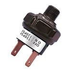 mankk Air Pressure Switch 120-150 PSI Thread 1/8"NPT 24V 12V DC Air Compressor Pressure Switch For Air Horn Train 120-150-1/8"NPT-BK