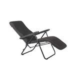 FURLAY Recliner Chair Black Moulded Cushion (Alloy Steel)