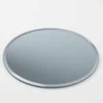 Eastland 8" Round Beveled Centerpiece Table Mirror Set of 20