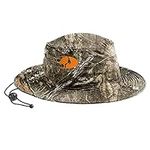 MISSION Mossy Oak Camo Cooling Bucket Hat - 3" Wide Brim Sun Hat for Men and Women Unisex - UPF 50 Sun Protection, Cools When Wet, Country DNA