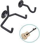 Luckyaa Guitar Ukulele/Bass/Violin Hanger Wall Mount Slatwall Horizontal Guitar Wall Hanger Holder (Guitar hanger)